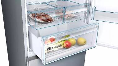 Bosch KGN49XIDP Ψυγειοκαταψύκτης 438lt NoFrost Inox Υ203xΠ70xΒ67εκ.